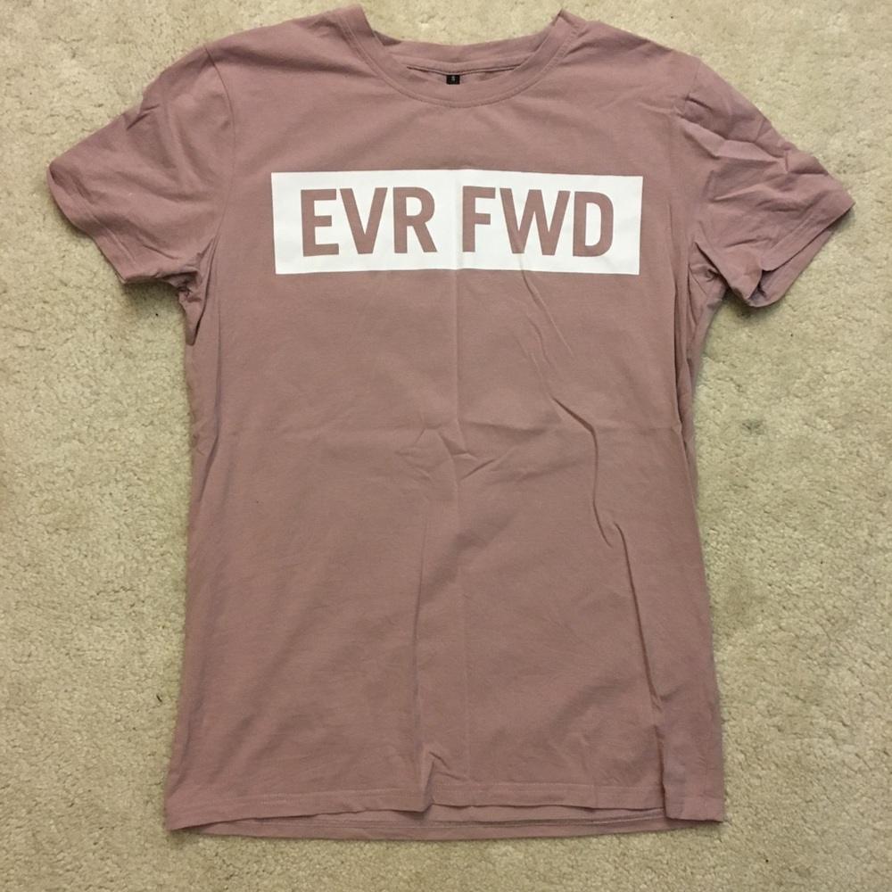 Ever Forward Box Logo Tee - Pink